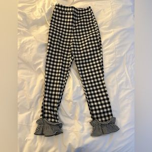 Lovers and Friends plaid skinny pants. Size XS